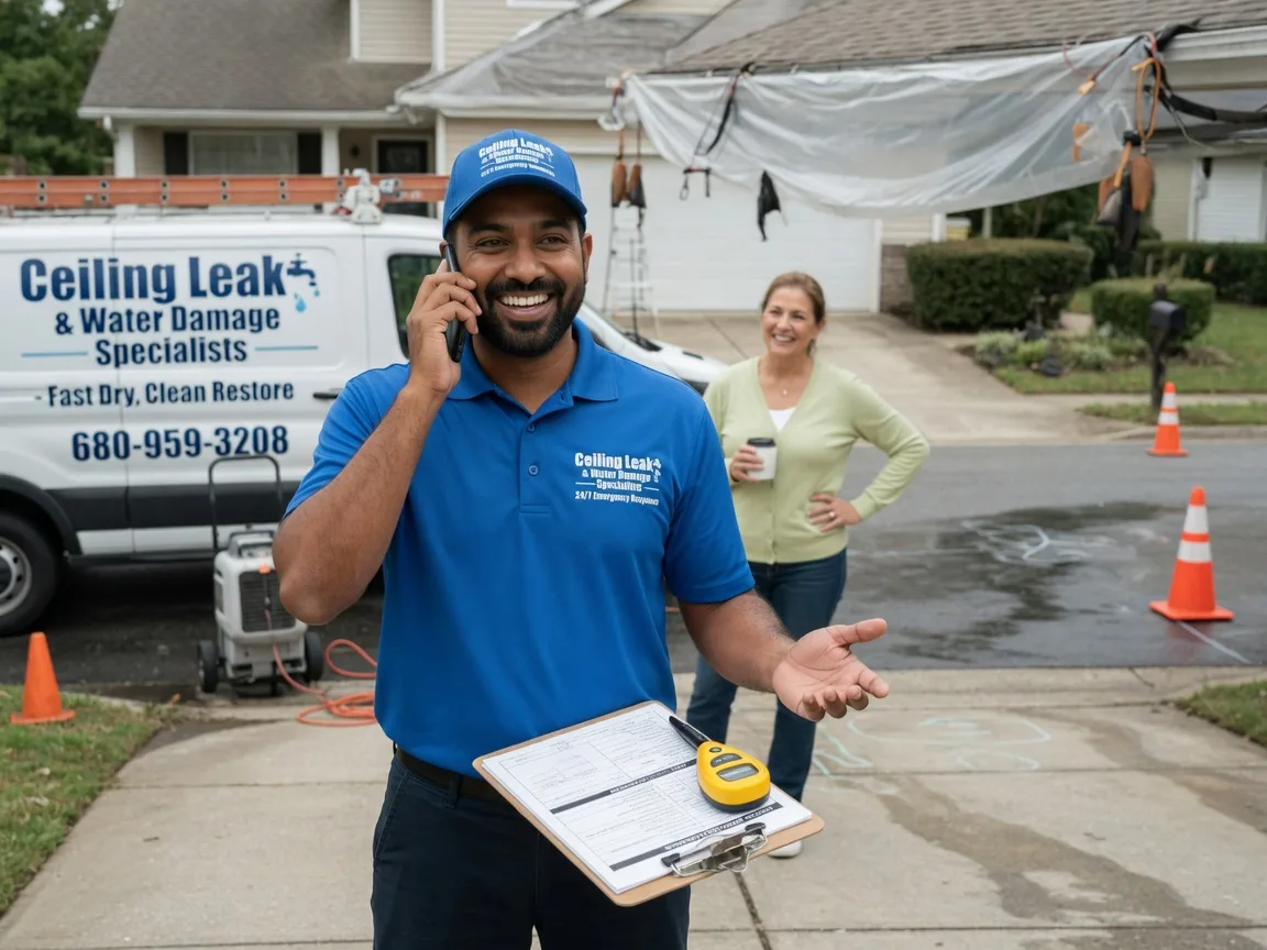 Ceiling Leak Cleanup Mountainside, NJ FAQs